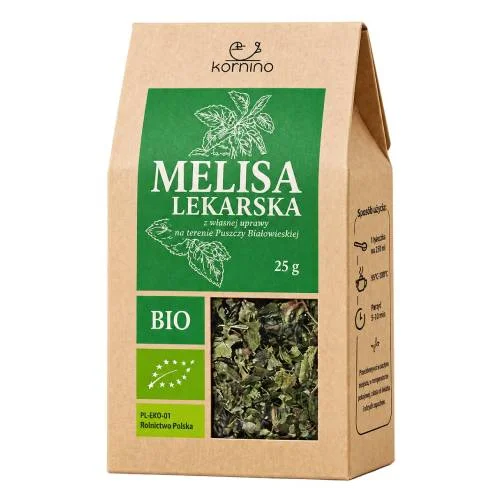 Miniaturka artykułu - Kornino Melisa lekarska ekologiczna, 25 g
