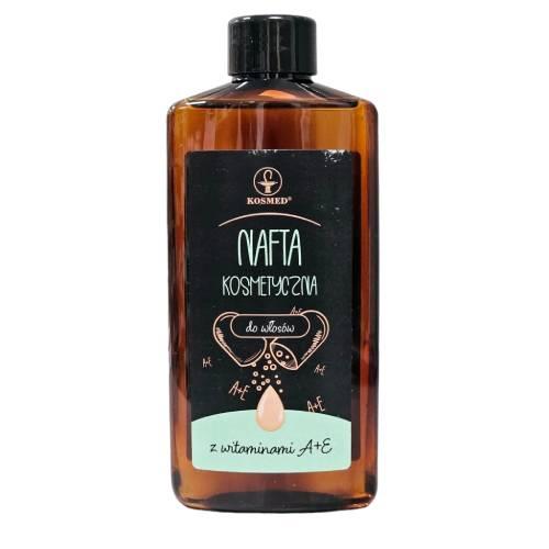 Miniaturka artykułu - KOSMED Nafta kosmetyczna z witaminami A+E, 150ml