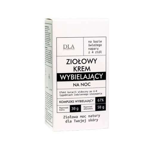 Miniaturka artykułu - KOSMETYKI DLA Ziołowy krem wybielający + Aktywator, 30g + 50g