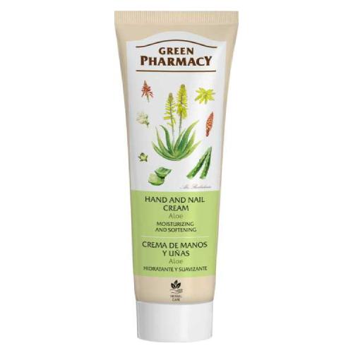 GREEN PHARMACY Krem do rąk i paznokci - aloes, 100ml