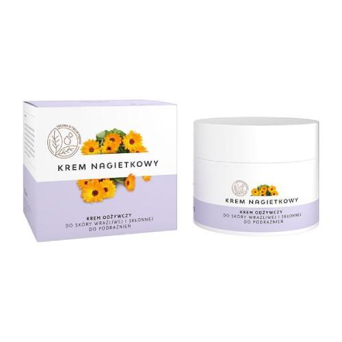 Miniaturka artykułu - Krem nagietkowy z witamina E - 50 ml 