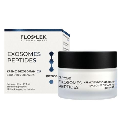 Miniaturka artykułu - Flos-Lek Exosomes Peptides Krem z egzosomami do twarzy Intense 7.5, 50 ml