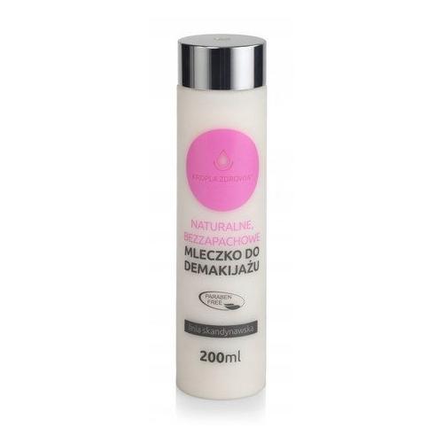 Miniaturka artykułu - KROPLA ZDROWIA Naturalne bezzapachowe mleczko do demakijażu, 200ml