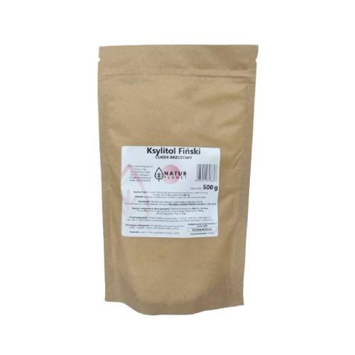 Miniaturka artykułu - NaturPlanet Ksylitol Fiński Cukier brzozowy, 500g