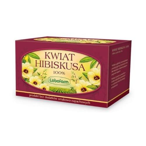 Miniaturka artykułu - Kwiat hibiskusa Herbata ziołowa, 20sasz.
