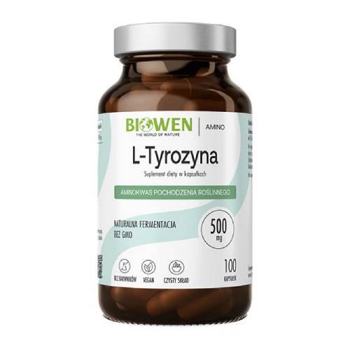 Miniaturka artykułu - Biowen L-Tyrozyna, 100 kaps.