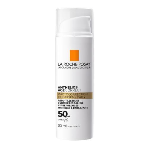 Miniaturka artykułu - LA ROCHE-POSAY ANTHELIOS Age Correct Codzienna Fotoprotekcja Przeciwstarzeniowa SPF50, 50ml KR&Oacute;TKA DATA 30.09.2026