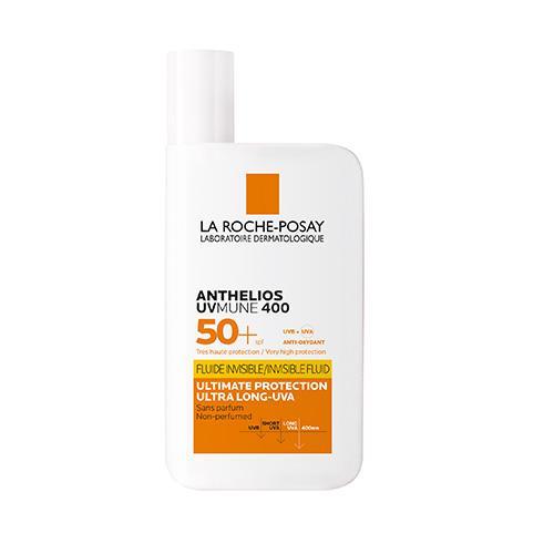 Miniaturka artykułu - LA ROCHE-POSAY ANTHELIOS Invisible Fluid SPF 50+, 50ml KR&Oacute;TKA DATA 30.09.2026