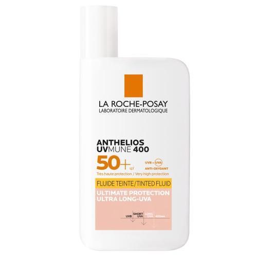 Miniaturka artykułu - LA ROCHE-POSAY ANTHELIOS Tinted Fluid SPF 50+, fluid barwiący, 50ml KR&Oacute;TKA DATA 31.07.2026
