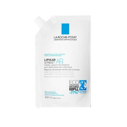 Miniaturka artykułu - LA ROCHE-POSAY Lipikar Refill Syndet AP+ Krem myjący, 400ml