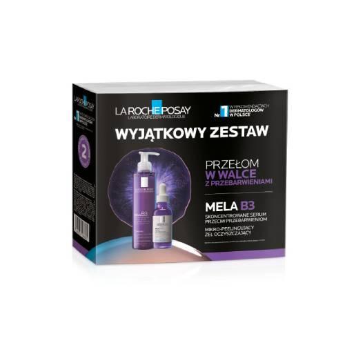 Miniaturka artykułu - LA ROCHE-POSAY Zestaw Mela B3 (Serum przeciw przebarwieniom, 30 ml + Żel oczyszczający przeciw przebarwieniom, 200 ml)