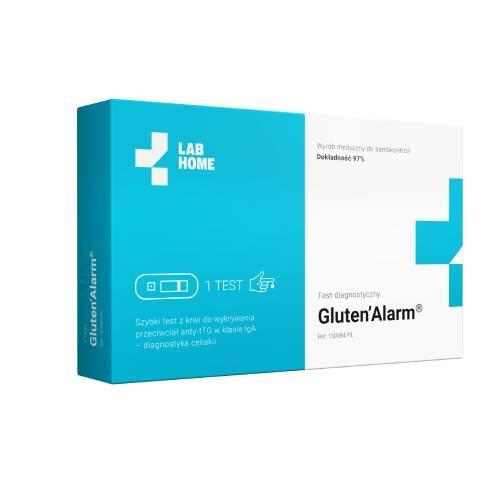 LAB.HOME GLUTEN'ALARM Test na nietolerancje glutenu USZKODZONE TEKTUROWE OPAKOWANIE