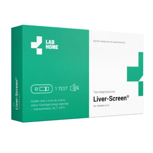 Miniaturka artykułu - LAB.HOME LIVER-Screen Test na wątrobę KR&Oacute;TKA DATA 31.12.2026
