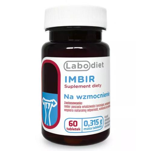 Miniaturka artykułu - LABODIET IMBIR, 60 tabletek