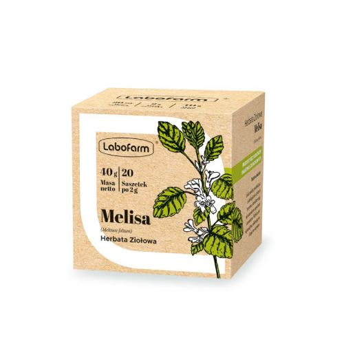 Miniaturka artykułu - Labofarm Melisa Herbata ziołowa, 20sasz.
