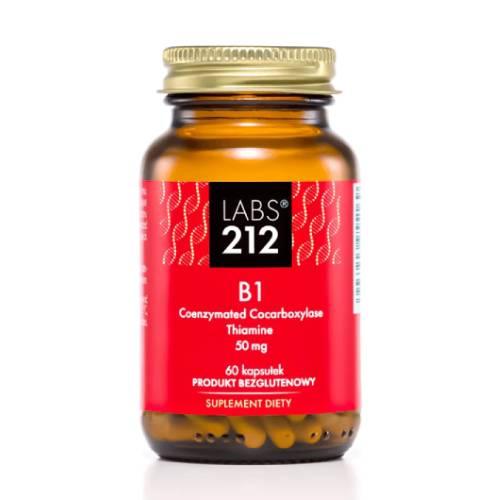 Miniaturka artykułu - LABS212 Witamina B1 Kokarboksylaza z Tiaminą, 60 kapsułek