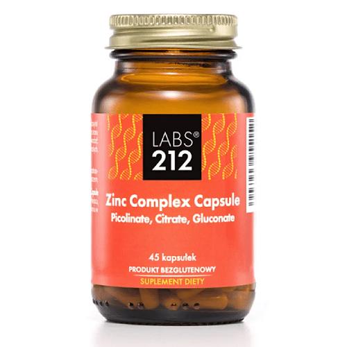 Miniaturka artykułu - LABS212 Zinc Complex Capsule Cynk Complex, 45 kaps.