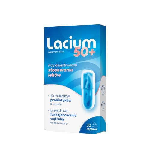 Miniaturka artykułu - Lacium 50+, 30 kaps.