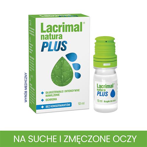 Miniaturka artykułu - Lacrimal Natura Plus krople do oczu - 10ml