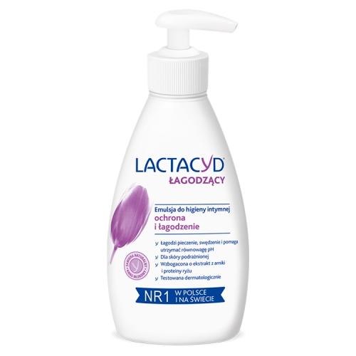 Miniaturka artykułu - Lactacyd Łagodzący Emulsja do higieny intymnej, 200 ml