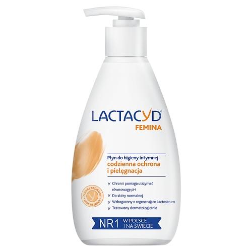 Miniaturka artykułu - LACTACYD Femina Płyn do higieny intymnej, 200 ml