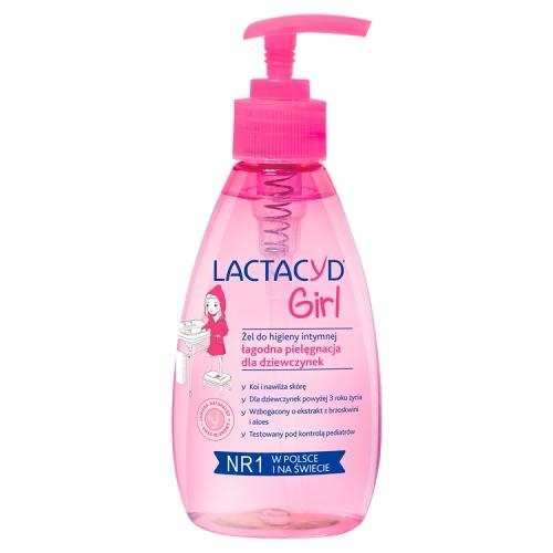 Miniaturka artykułu - Lactacyd Girl Żel do higieny intymnej, 200 ml