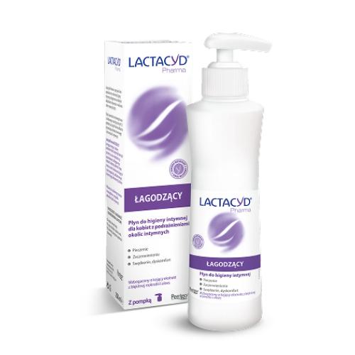 Miniaturka artykułu - Lactacyd Pharma Płyn do higieny intymnej łagodzący, 250 ml
