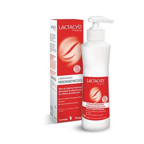 Miniaturka artykułu - LACTACYD PHARMA Płyn ginekologiczny przeciwgrzybiczy - 250 ml USZKODZONE/ BRAK OPAKOWANIA