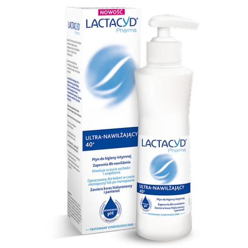 Miniaturka artykułu - LACTACYD PHARMA ULTRA-NAWILŻAJĄCY 40+ Płyn do higieny intymnej, 250ml