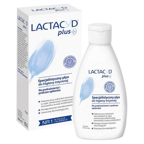 Miniaturka artykułu - Lactacyd Plus Specjalistyczny płyn do higieny intymnej, 200 ml