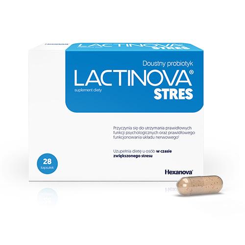 Miniaturka artykułu - Lactinova stres probiotyk, 28 kaps.