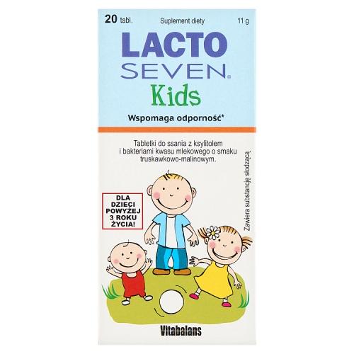 Miniaturka artykułu - LACTOSEVEN Kids Tabletki do ssania, 20 tabletek