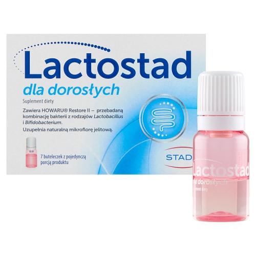 Miniaturka artykułu - Lactostad dla dorosłych, 7 ampułek x 7 ml