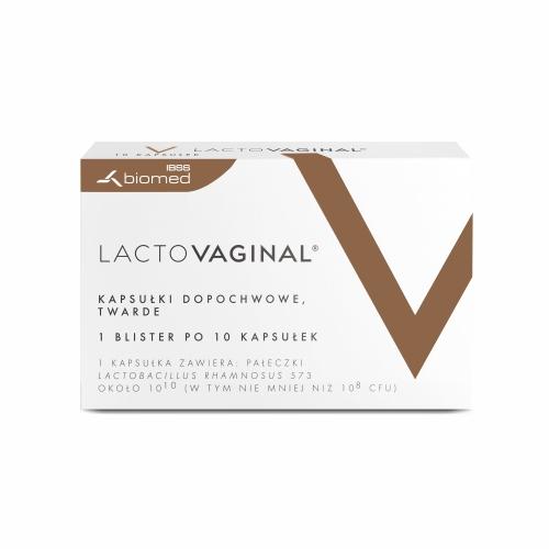 Miniaturka artykułu - LACTOVAGINAL - 10 kapsułek dopochwowych 