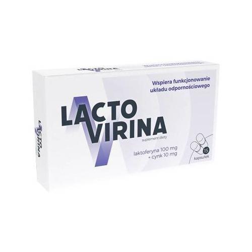 Miniaturka artykułu - Lactovirina, 100 mg laktoferyny - 15 kapsułek