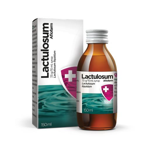 Miniaturka artykułu - Lactulosum Aflofarm  7,5g/15ml syrop - 150ml laktuloza lactuloza