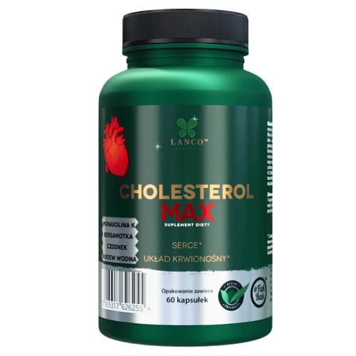 Miniaturka artykułu - Lanco Nutritions Cholesterol Max, 60 kaps.