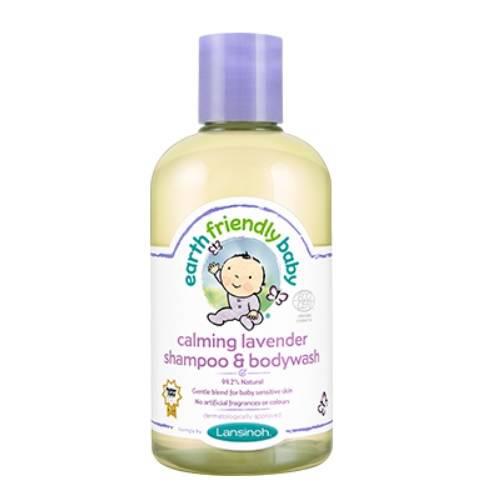 Miniaturka artykułu - LANSINOH ORGANIC Lawenda szampon i płyn myjący, 250ml