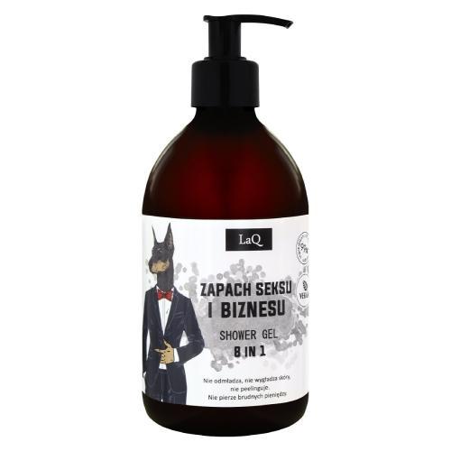 Miniaturka artykułu - Laq Doberman Żel pod prysznic 8w1, 500ml BRAK POMPKI 