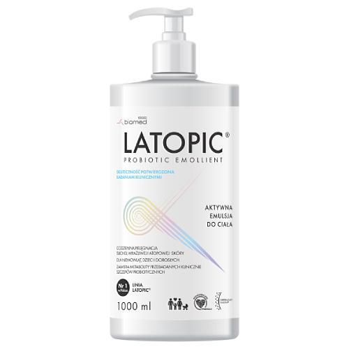 Miniaturka artykułu - Latopic Emulsja do ciała, 1000 ml USZKODZONA POMPKA