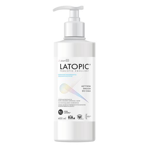 Miniaturka artykułu - Latopic Emulsja do ciała, 400 ml USZKODZONE/ BRAK DOZOWNIKA