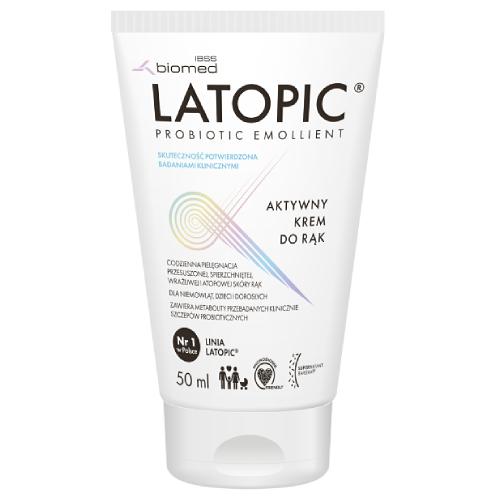 Miniaturka artykułu - LATOPIC Krem do rąk regenerujący, 50 ml