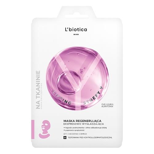 Miniaturka artykułu - L'BIOTICA Lifting Strefy Y Regenerująca maska do twarzy ekspresowo wygładzająca