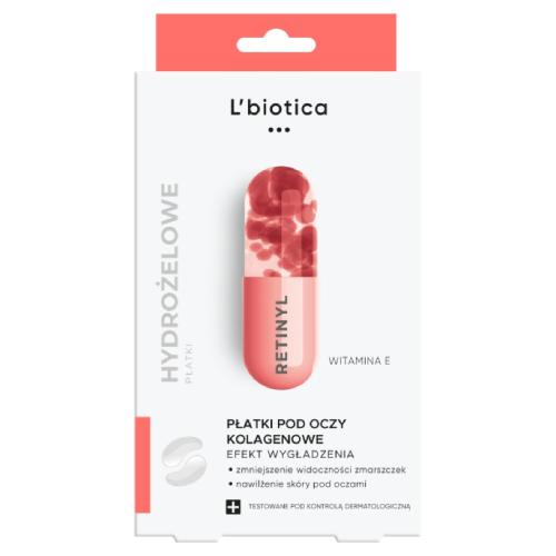 Miniaturka artykułu - L'BIOTICA PŁATKI KOLAGENOWE Wygładzenie zmarszczek - 3 x 2 sztuk