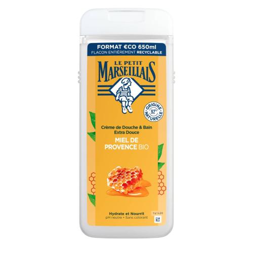 Miniaturka artykułu - LE PETIT MARSEILLAIS Żel pod prysznic Miód, 650ml