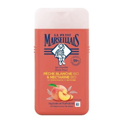 Miniaturka artykułu - LE PETIT MARSEILLAIS Żel pod prysznic Brzoskwinia & Nektarynka, 250ml