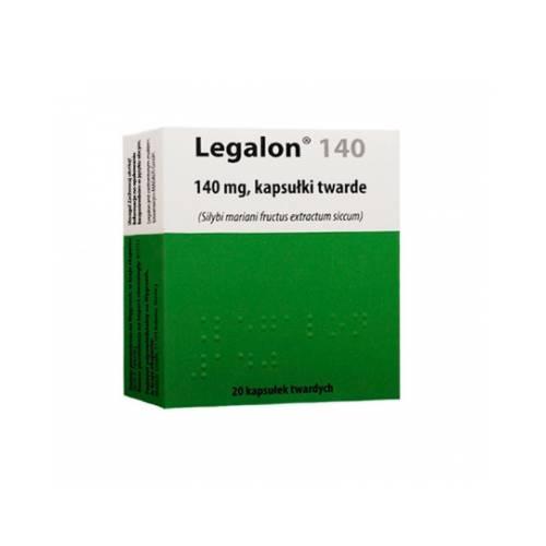 Miniaturka artykułu - Legalon 140mg, 20 kaps. INPHARM