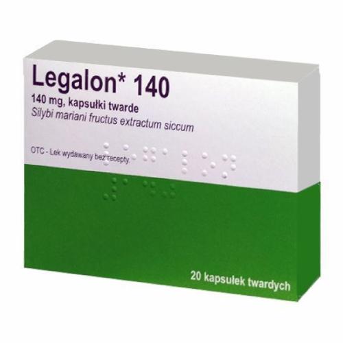 Legalon DELFARMA - 140mg 20 kapsułek twardych