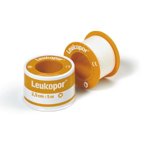 Miniaturka artykułu - Leukopor Przylepiec w rolce 2,5cm x 5m, 1 szt.