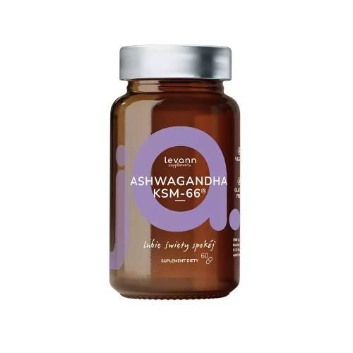 Miniaturka artykułu - LEVANN "jA" Ashwagandha KSM-66®, 60 kapsułek